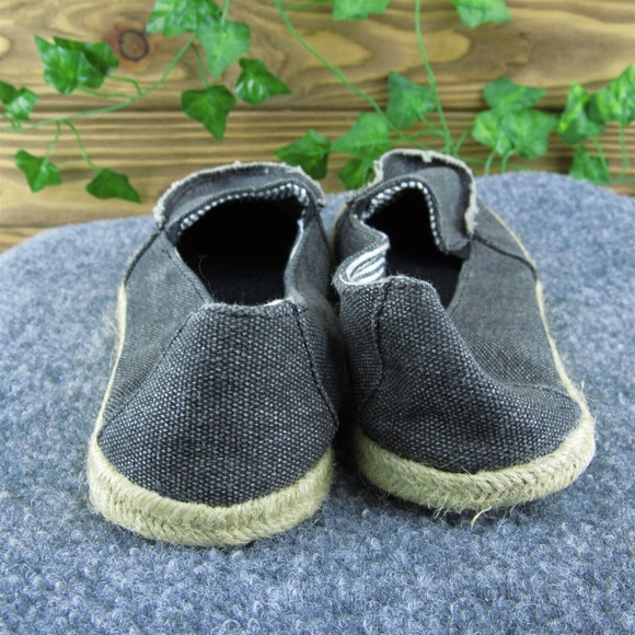 Faded Glory Memory Foam Women Flat Shoes Gray‎ Fabric Slip On Size 6 Medium - Picture 5 of 10